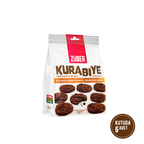 Yulaflı ve Kakaolu Kurabiye 80g x 6 Adet (Brownie Tadında)