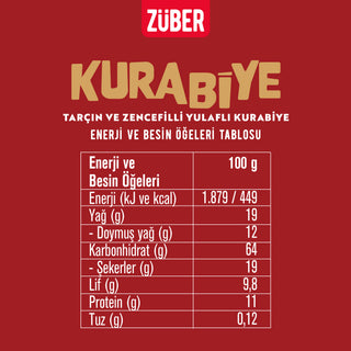 Tarçın ve Zencefilli Yulaflı Kurabiye 80g x 6 Adet - Züber
