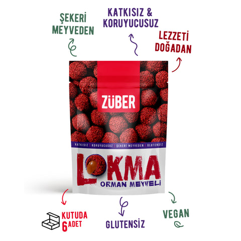 Lokma Orman Meyveli Meyve Topu 96g X 6 Adet - Züber