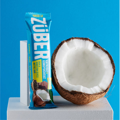 Chia ve Hindistan Cevizli Meyve Bar 40gr X 12 Adet - Züber