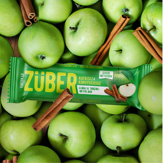 Elmalı ve Tarçınlı Meyve Bar 40gr  X 12 Adet - Züber