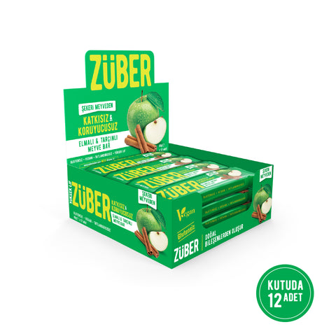Elmalı ve Tarçınlı Meyve Bar 40gr  X 12 Adet