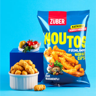 Noutos Ege Baharatlı Nohut Cipsi 55gr X 6 Adet - Züber
