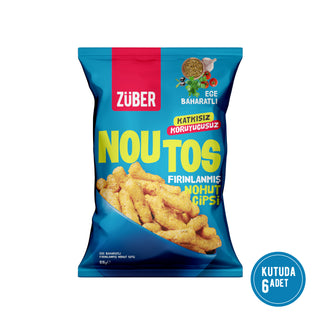 Noutos Ege Baharatlı Nohut Cipsi 55g X 6 Adet