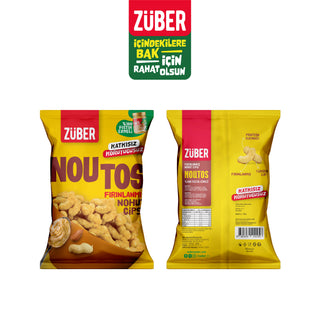 Noutos Nohut Cipsi %100 Yer Fıstığı Ezmeli 55gr X 6 Adet - Züber