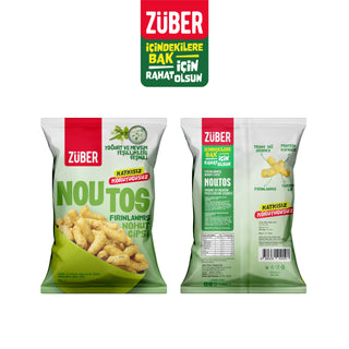 Noutos Nohut Cipsi Yoğurt ve Mevsim Yeşillikleri Çeşnili 55g X 6 Adet