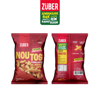 Noutos Chili Baharatlı Nohut Cipsi 55g X 6 Adet