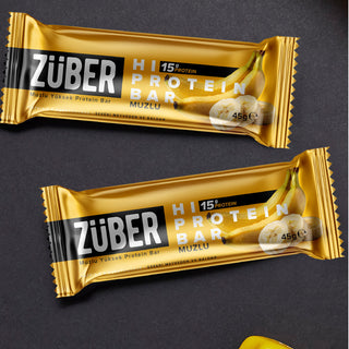 Muzlu Hi Protein Bar 45g x 12 Adet (15g protein) - Züber
