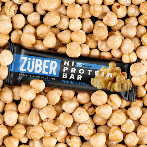Fındık Ezmeli Hi Protein Bar 45gr X 12 Adet - Züber