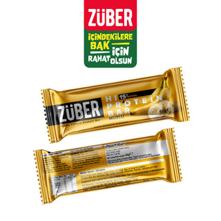 Muzlu Hi Protein Bar 45g x 12 Adet (15g protein) - Züber