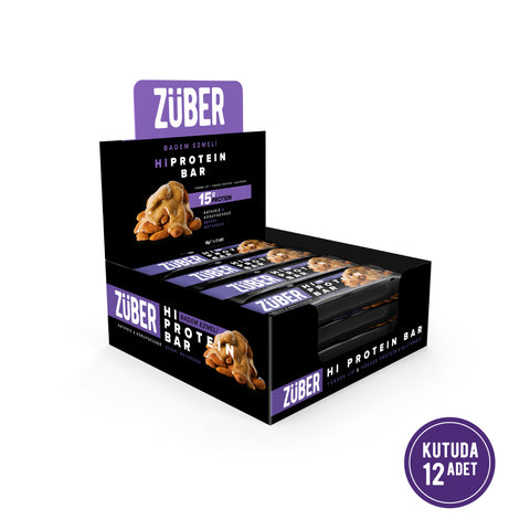 Badem Ezmeli Hi Protein Bar 45gr X 12 Adet