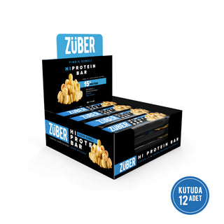 Fındık Ezmeli Hi Protein Bar 45gr X 12 Adet - Züber