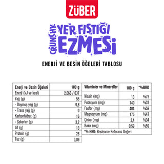 Crunchy Yer Fıstığı Ezmesi 315g