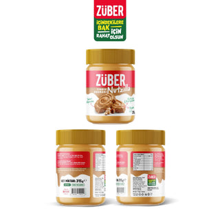 Nutzilla Fındık Kreması 315g x 3 Adet - Züber
