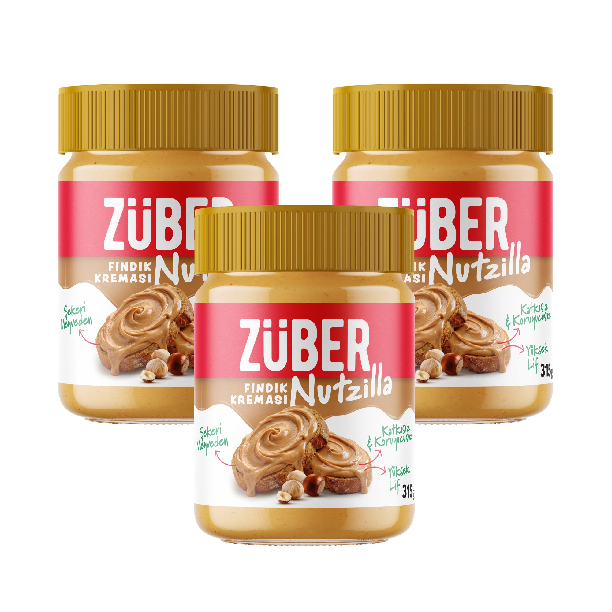 Antep Fıstığı Kreması 200 g x 3 Adet – Züber