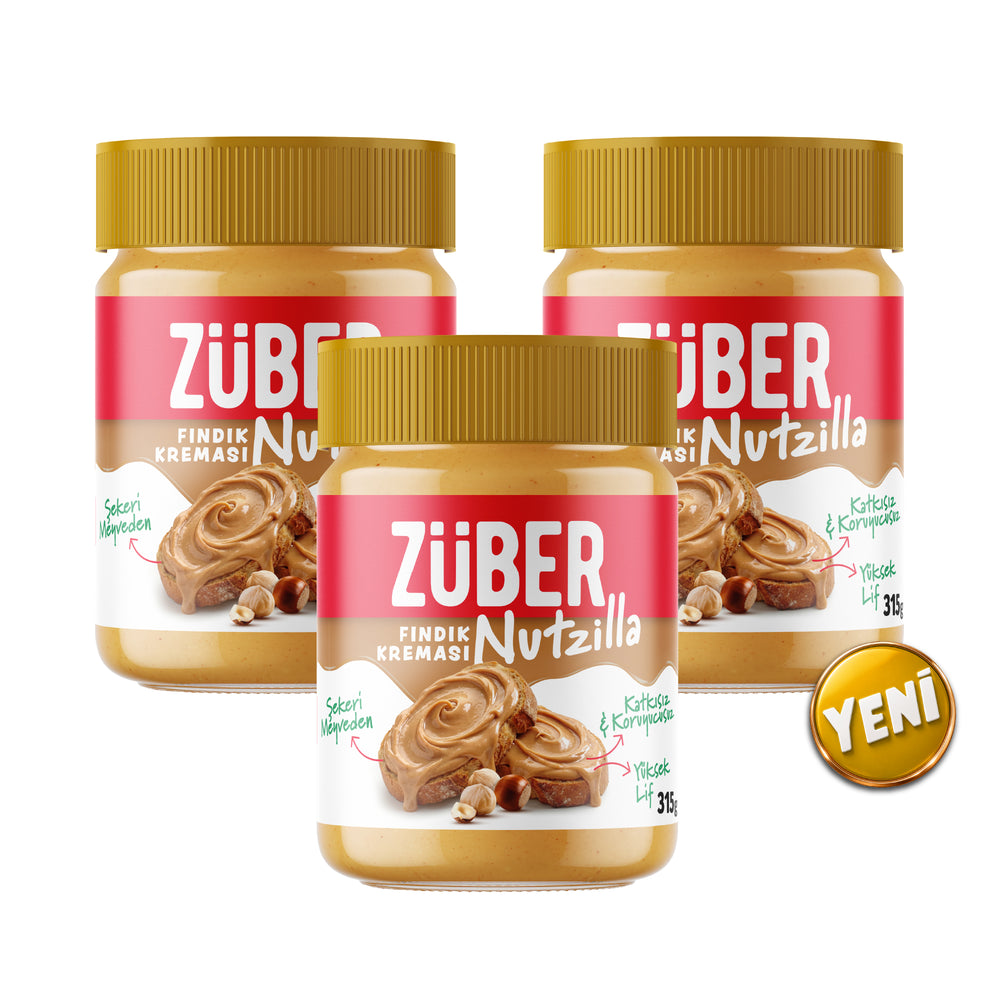 Nutzilla Fındık Kreması 315g x 3 Adet