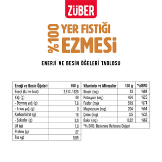 Ballı Yer Fıstığı Ezmesi 315g X 3 Adet
