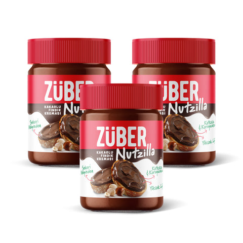 Nutzilla Kakaolu Fındık Kreması 315gr X 3 Adet