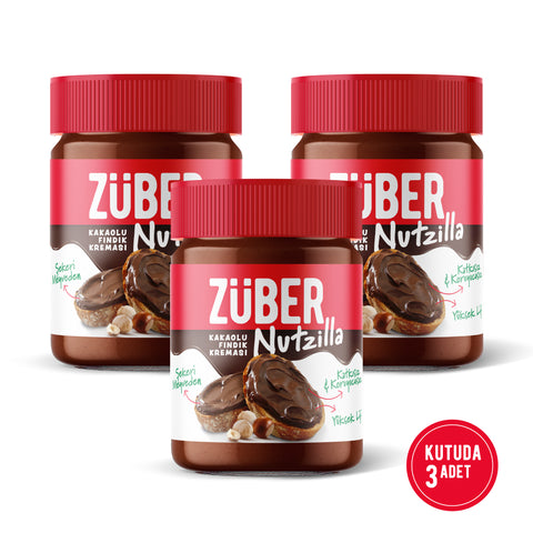 Nutzilla Kakaolu Fındık Kreması 315gr X 3 Adet