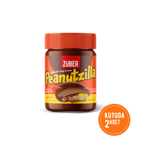 Peanutzilla Kakaolu Fıstık Kreması 315 gr x 2 Adet - Züber