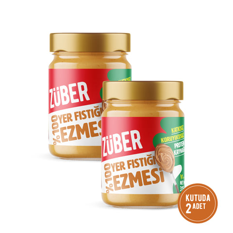%100 Yer Fıstığı Ezmesi 315gr X 2 Adet