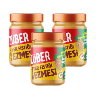 Original Yer Fıstığı Ezmesi 315gr X 3 Adet - Züber