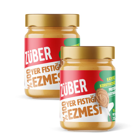 %100 Yer Fıstığı Ezmesi 315gr X 2 Adet