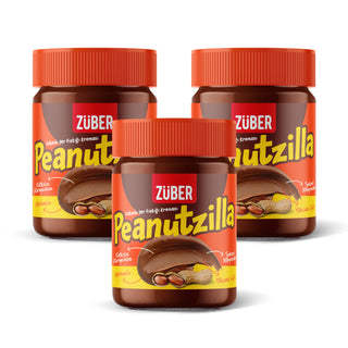 Peanutzilla Kakaolu Yer Fıstığı Kreması 315 gr x 3 Adet - Züber