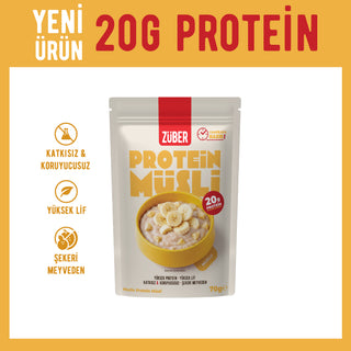 Muzlu Yulaflı Protein Müsli (20g Protein) 70g x 5 Adet