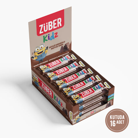 Kidz Sütlü Kakaolu Meyve Bar 25gr X 16 Adet