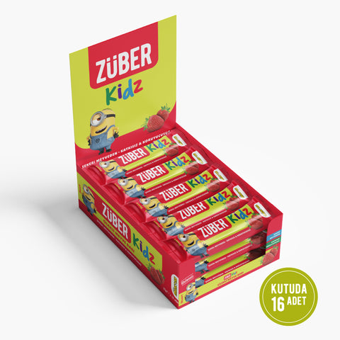 Kidz Çilekli Meyve Bar 25gr X 16 Adet