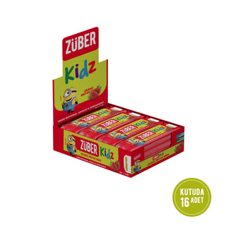 Kidz Çilekli Meyve Bar 25gr X 16 Adet - Züber