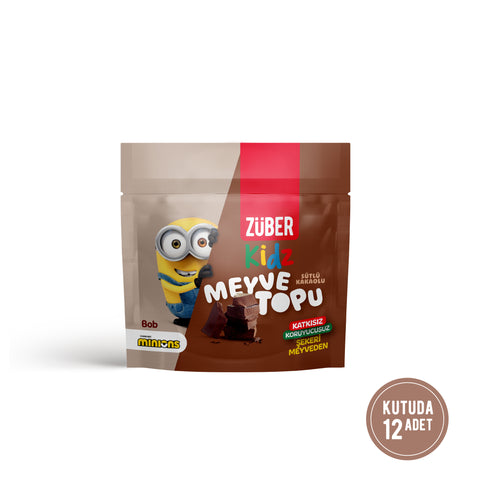 Kidz Sütlü Kakaolu Meyve Topu 42gr X 12 Adet