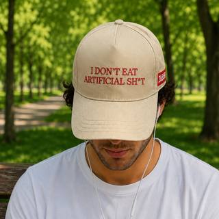 No Artificial Sh*t Şapka - Krem