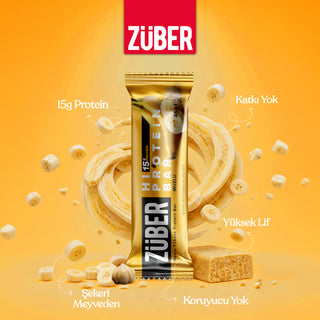 Yeni Hi Protein Bar Deneme Paketi 45g x 12 Adet (Çilekli, Muzlu) (15g protein)
