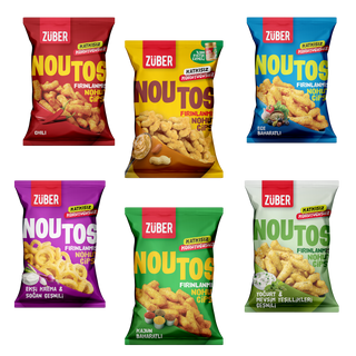 Noutos Nohut Cipsi Tanışma Paketi 55g X 6 Adet - Züber