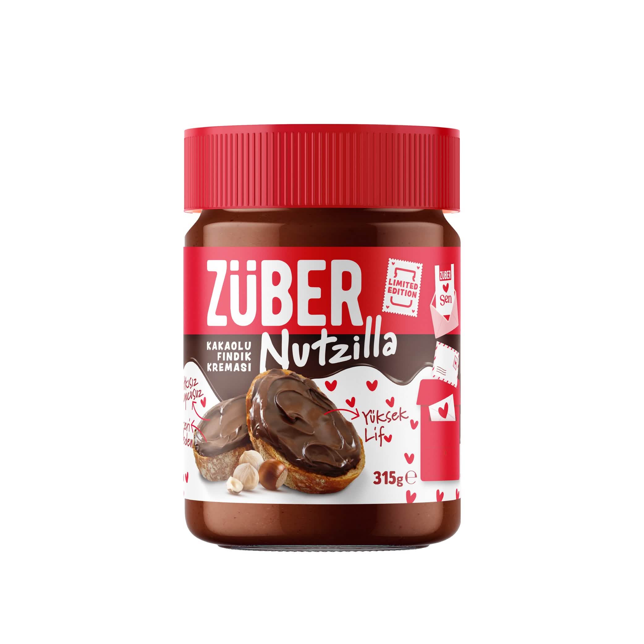 Züber Limited Edition Özel Paket (Nutzilla Kakaolu Fındık Kreması + %1 Züber Limited Edition Özel Paket (Nutzilla Kakaolu Fındık Kreması + %1
