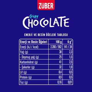 Pirinç Patlaklı Sütlü Çikolata 35g x 6 Adet