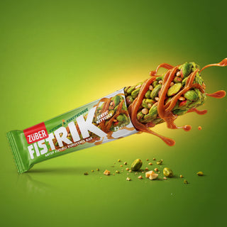 Fıstrık Antep Fıstıklı Kuruyemiş Bar 23g x 15 Adet