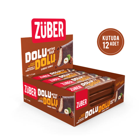 Dolu Dolu Fındık Ezmeli Meyve Bar 30gr X 12 Adet