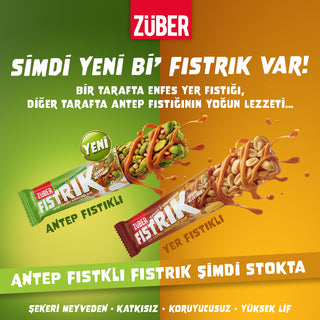 Fıstrık Antep Fıstıklı Kuruyemiş Bar 23g x 6 Adet + Fıstrık Yer Fıstıklı Kuruyemiş Bar 30g x 6 Adet