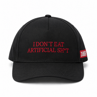 No Artificial Sh*t Şapka - Siyah