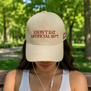 No Artificial Sh*t Şapka - Krem