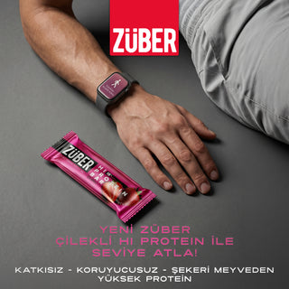 Çilekli Hi Protein Bar 45g x 12 Adet (15g protein)